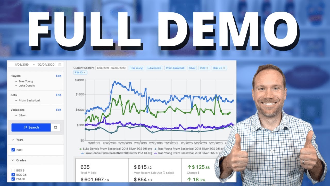 Full demo: market movers by sports card investor – sports card investor