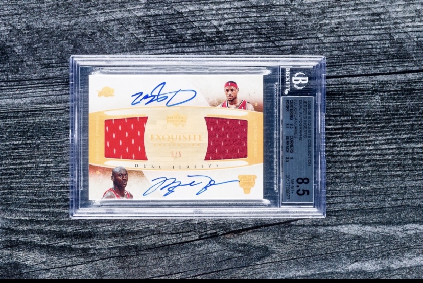 Stephen Curry & LeBron James Dual Autographed Authentic