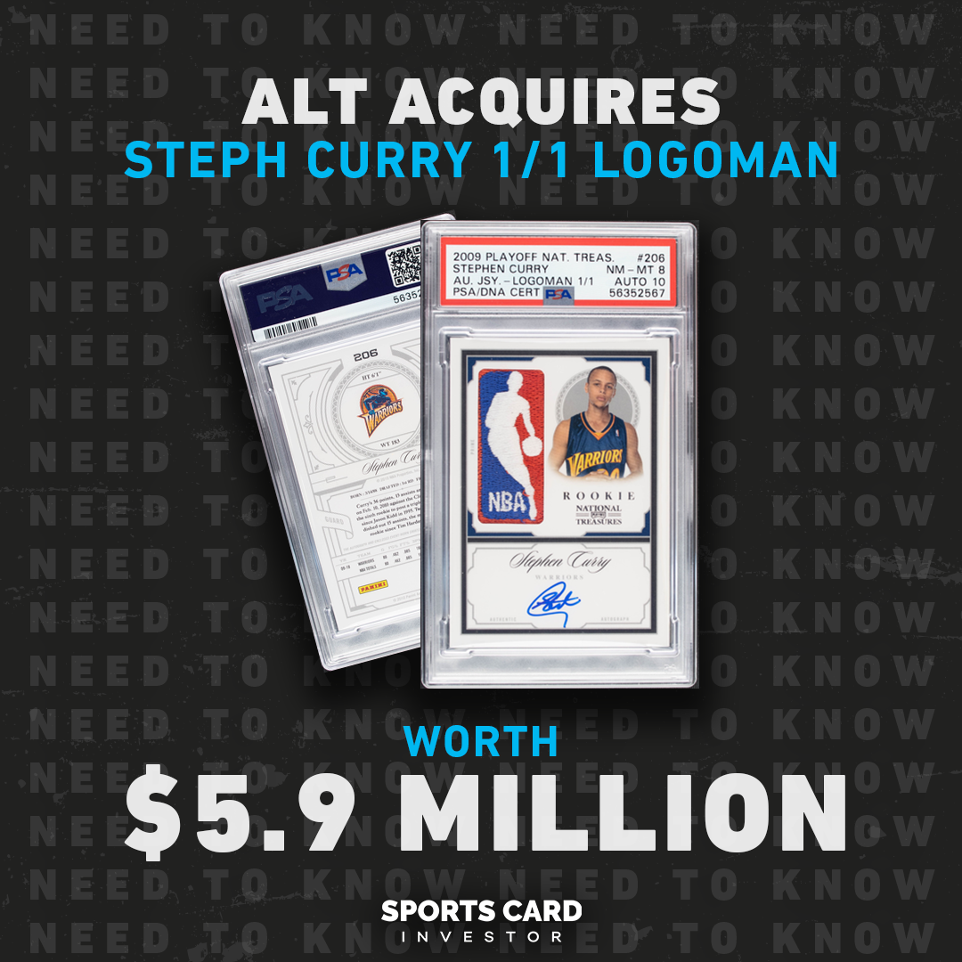 Stephen Curry 2009 National Treasures Logoman Auto Nets $5.9 Million