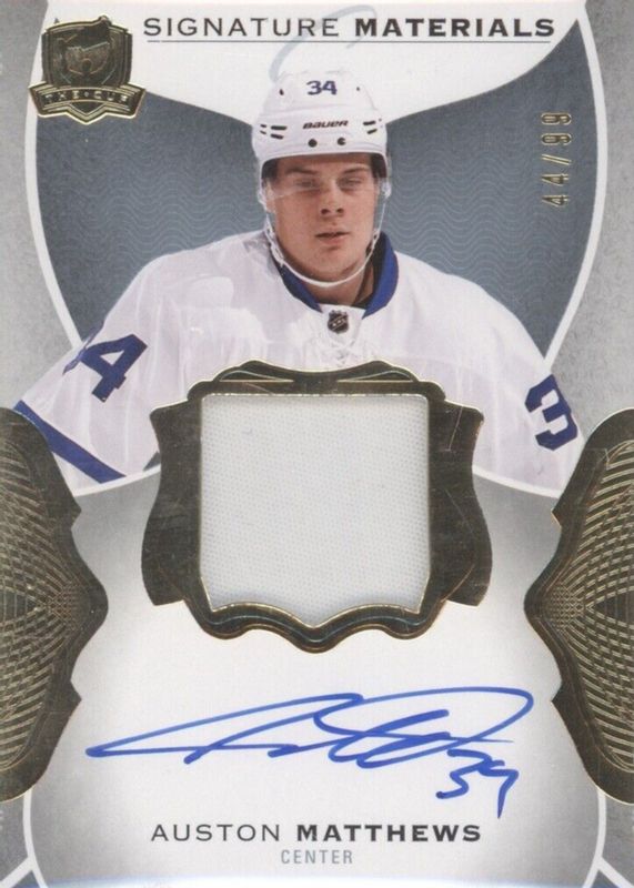 2016-17 Fleer Showcase Auston Matthews Skybox Premium Prospects 110/499 S30